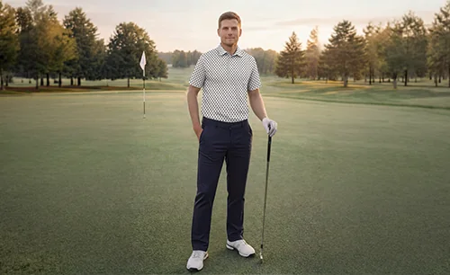 Golf polo garment